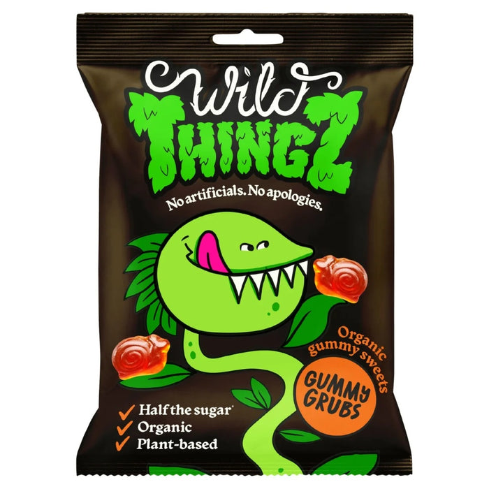 Wild Thingz Organic Sweets Gummy Grubs 130g