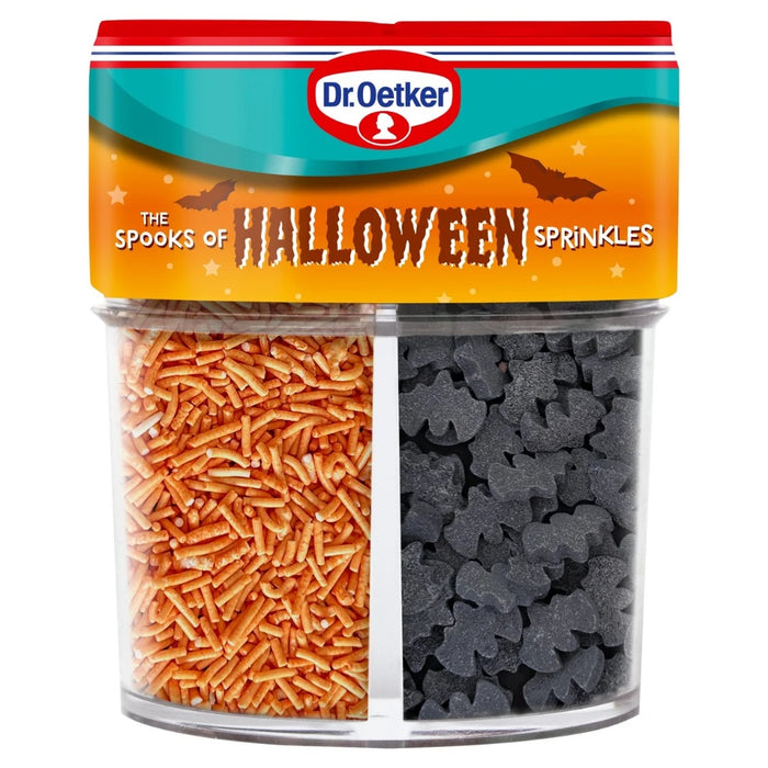 Dr. Oetker Halloween Orange & Black 4 Cell Sprinkles 80g
