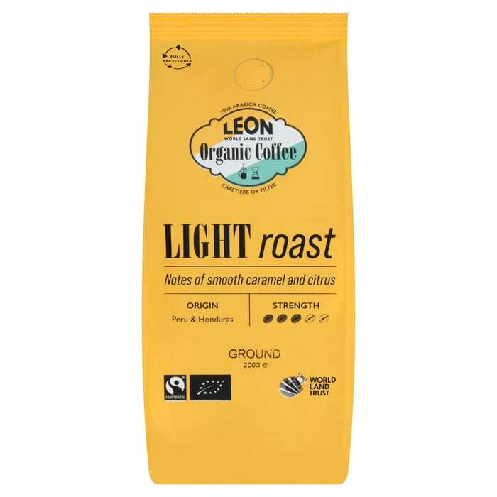 Leon Light Roast Ground Coffee 200g
