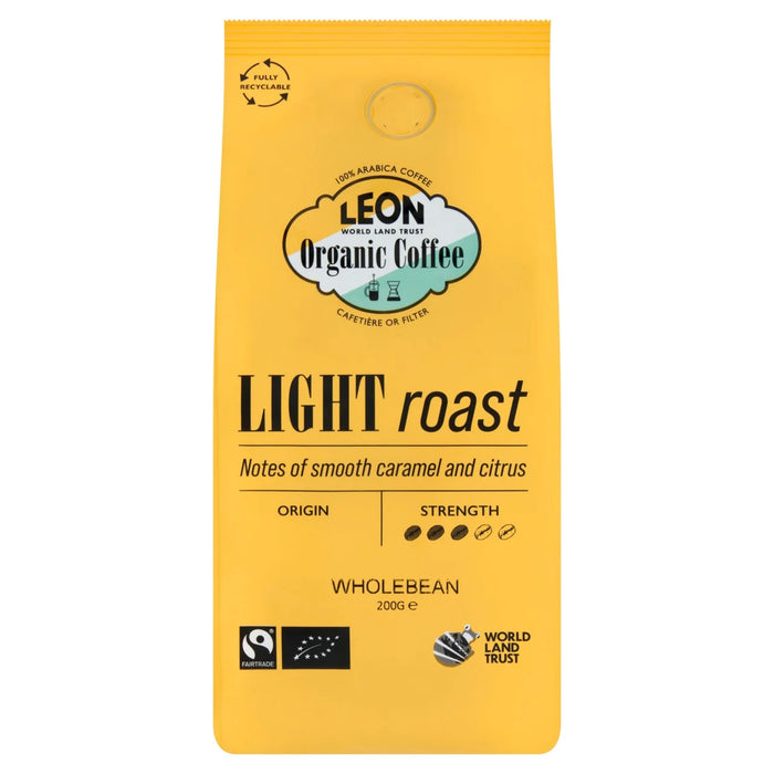 Leon Light Roast Coffee Beans 200g