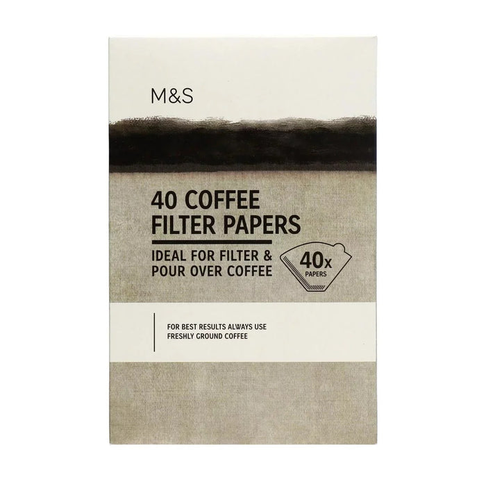 Carte da filtro per caffè M&S 40 per confezione