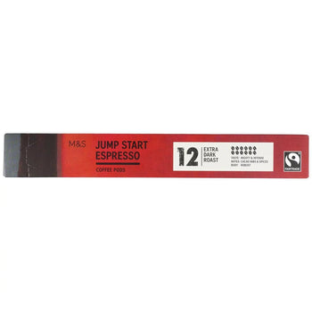 M&S Jump Start Espresso Coffee Pods 10 per pack