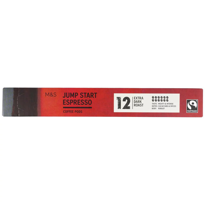 M&S Jump Start Espresso Coffee Pods 10 per pack