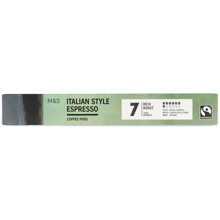 M&S Italian Coffee Capsules 10 per pack
