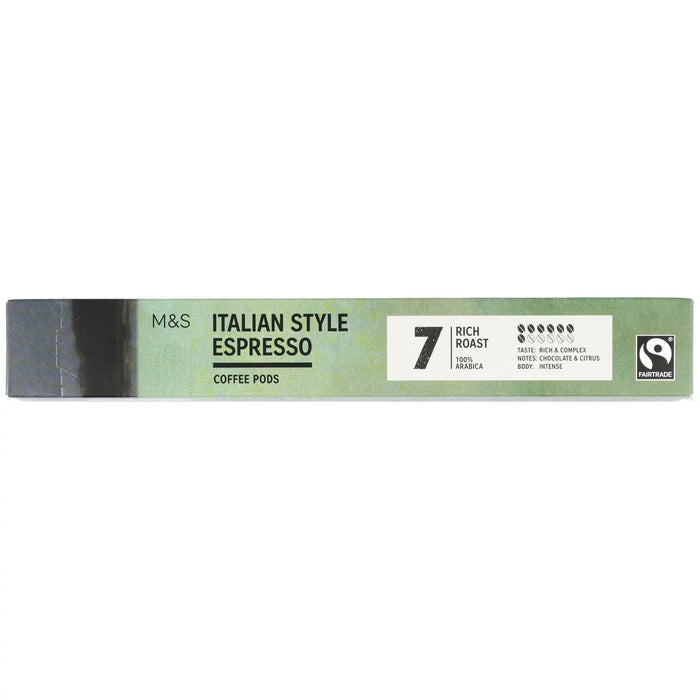 M&S Italian Coffee Capsules 10 per pack