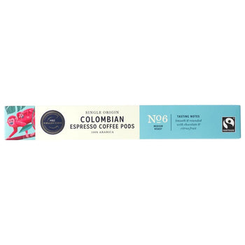 M&S Fairtrade Colombian Coffee Pods 10 per pack