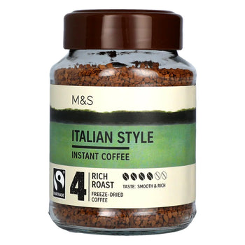 قهوة سريعة التحضير على الطراز الإيطالي من M&S Fairtrade 100 جرام