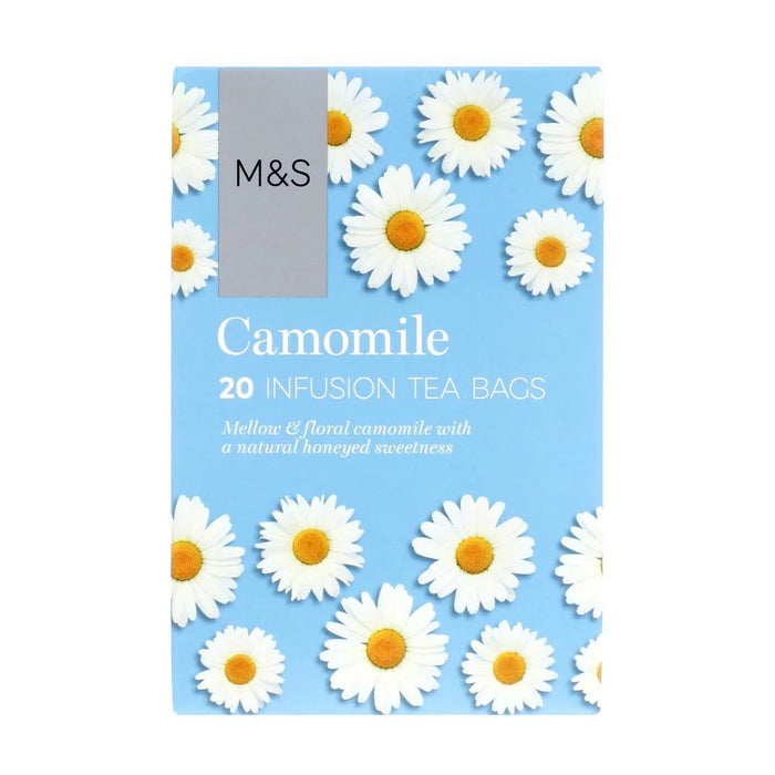 Bustine di tè alla camomilla M&S 20 per confezione