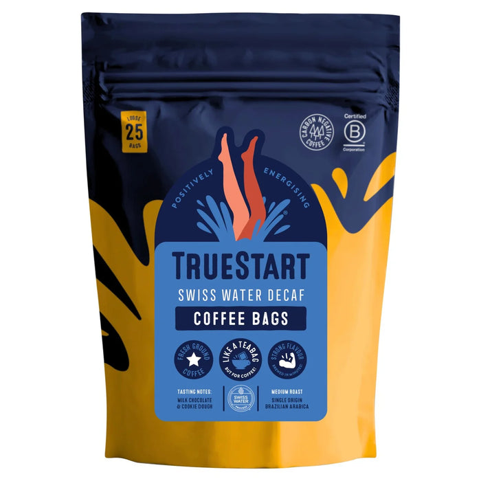 TrueStart Swiss Eau décafée Sacs de café en vrac 200g