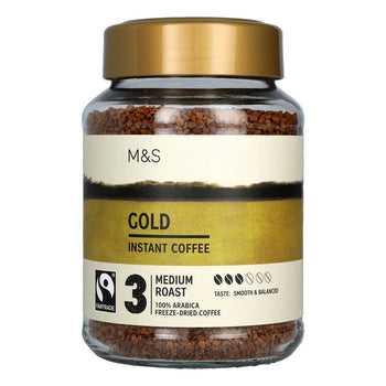 M&S Fairtrade Gold congelado Café instantáneo seco 200g