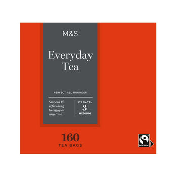 M&S Fairtrade Bolsas de té de todos los días 160 por paquete