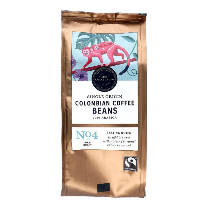 Chicchi di caffè colombiano M&S Fairtrade 227g