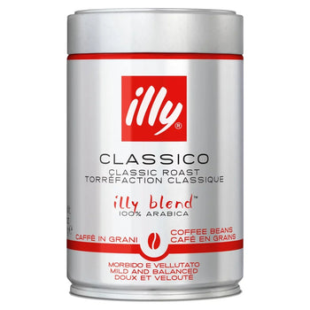 illy classico rôti les grains de café 250g