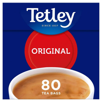 Bustine di tè Tetley 80 per confezione