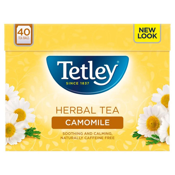 Bustine di tè alla camomilla Tetley 40 per confezione