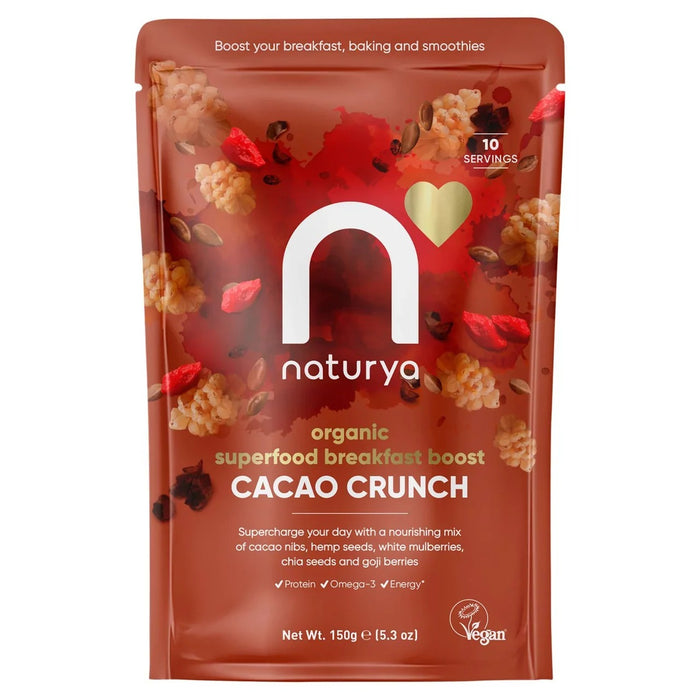 Naturya Organic Breakfast Boost Cacao Crunch 150g