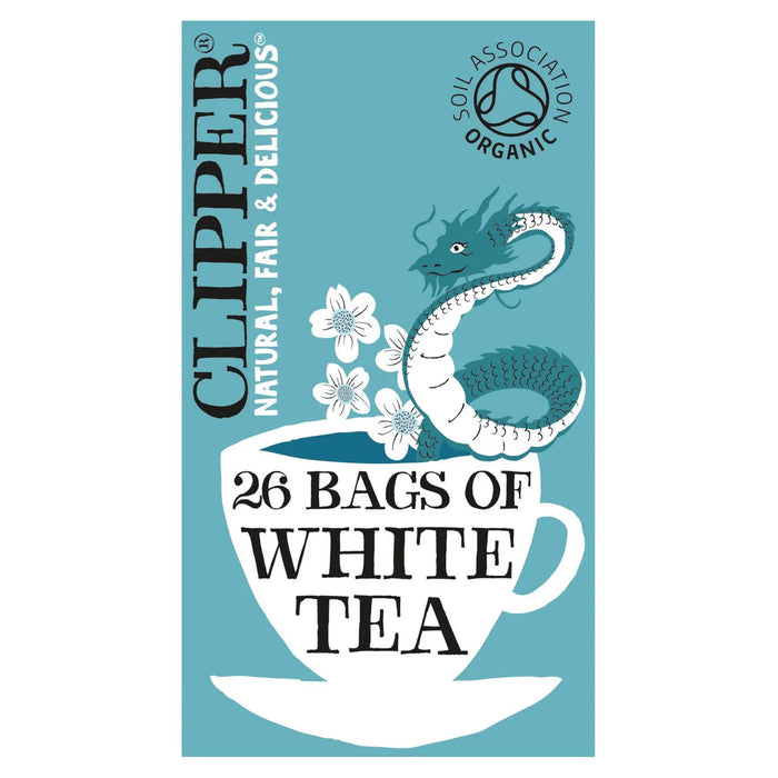 Clipper Organic & Fairtrade White Tea 26 per pack