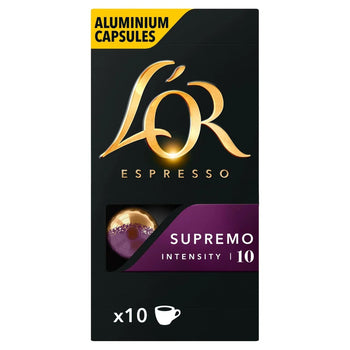 L'or Espresso Supremo Intensität 10 Kaffeekapseln 10 pro Packung