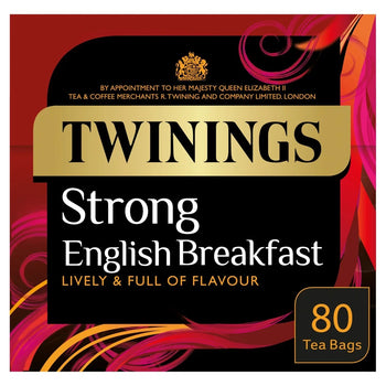 Tè Twinings English Strong Breakfast 80 per confezione