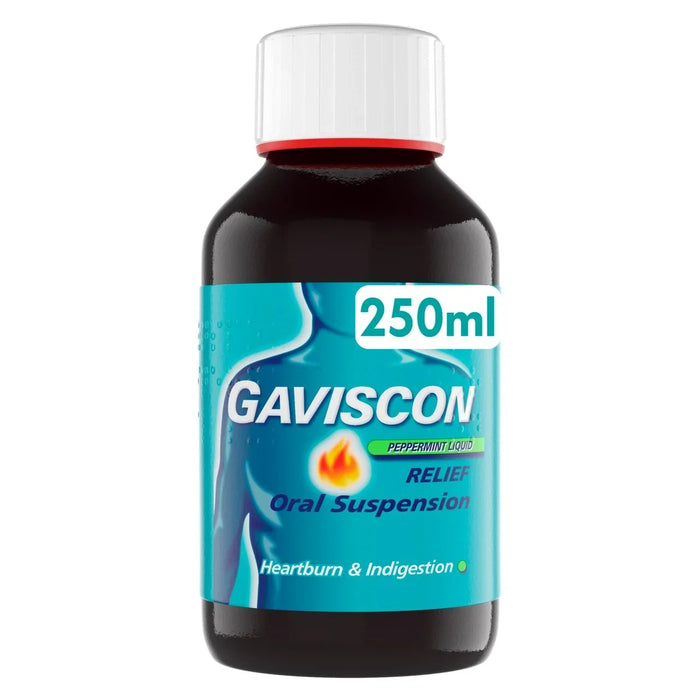 Gaviscon Liquid Heart-Gruburn & Indigestion Relief Peppermint Flavour 300 ml