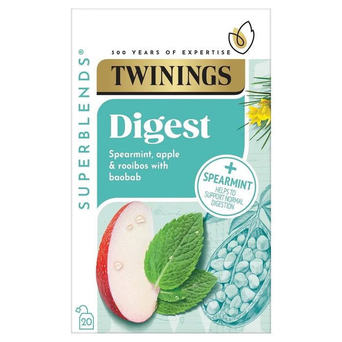 Twinings Superblends Digest with Spearmint Apple and Rooibos 20 per pack