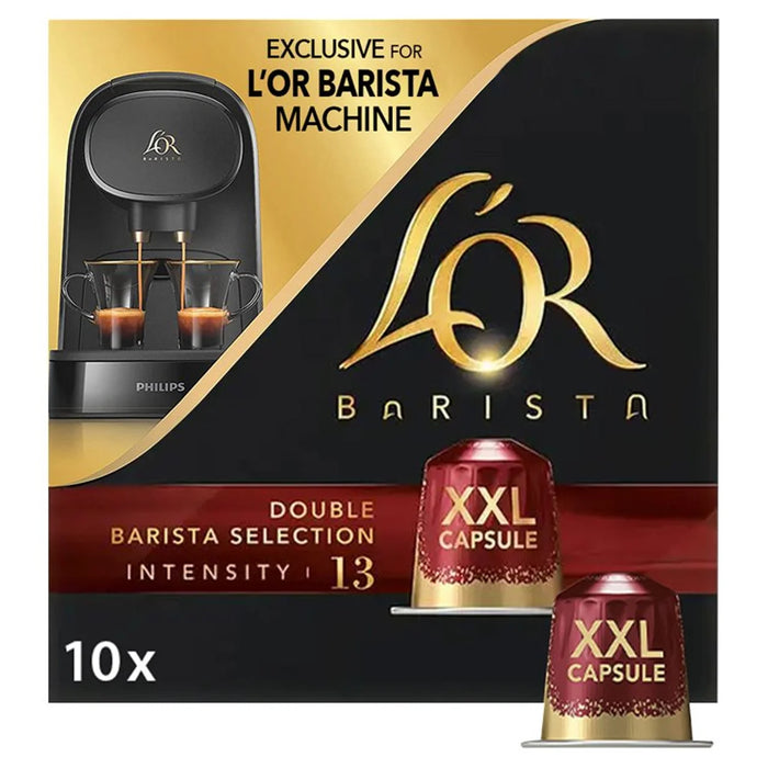 L'OR Barista Double Barista Selection XXL Intensità 13 Cialde Caffè 10 per confezione