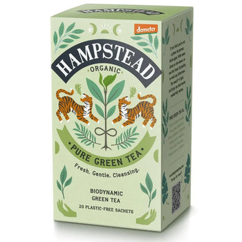Tè Hampstead Fairtrade biologico pulito verde biologico 20 per confezione