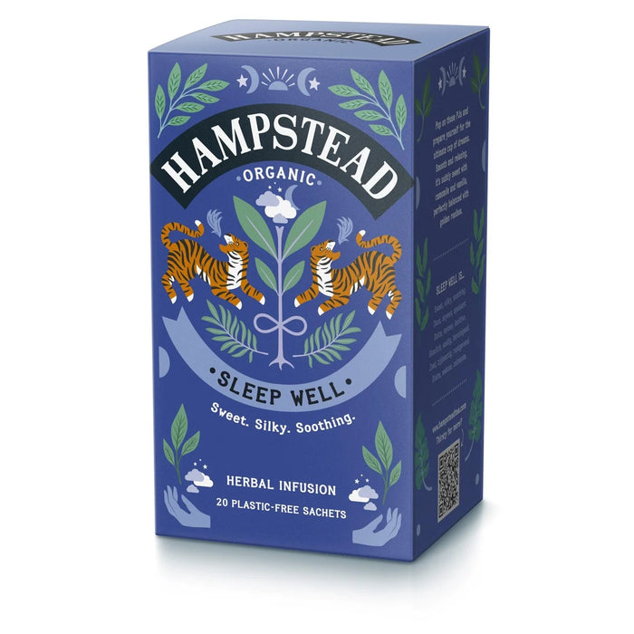 Bustine di tè Hampstead Tea Sleep Well 20 per confezione