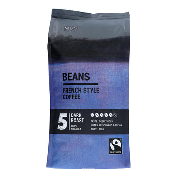 M & S Fairtrade französische Kaffeebohnen 227G