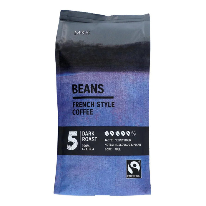 M & S Fairtrade französische Kaffeebohnen 227G