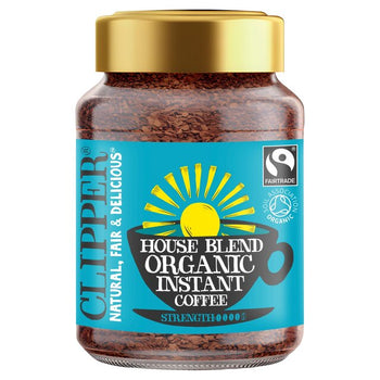 Clipper Fairtrade House Blend Organic Coffee 100g