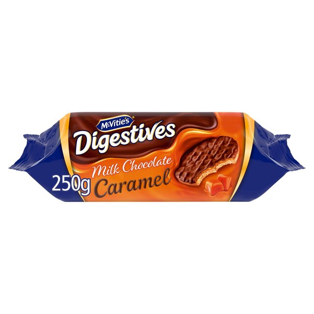 McVitie's Milk Chocolate Digestive Biscuits Caramel 250g