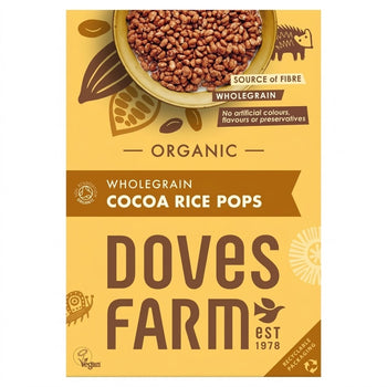 Sucettes glacées au cacao à grains entiers biologiques Doves Farm 300 g
