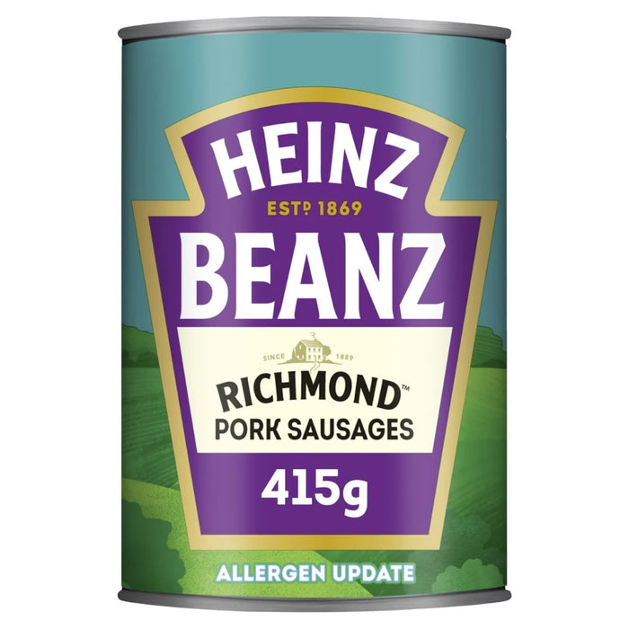Heinz Tinned Baked Beans & Richmond Sausages 415g