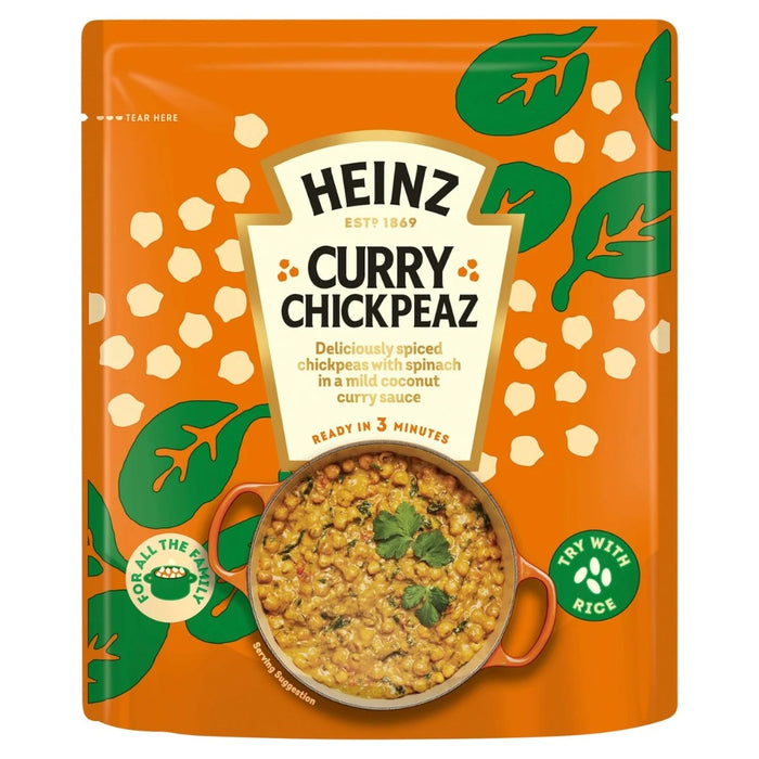 Heinz Curry Chickpeas Family Pack with Coconut and Spinach 550g
