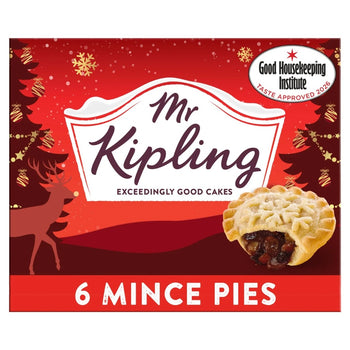 Mr Kipling Haché Pies aux Flocons de Neige 6 par paquet
