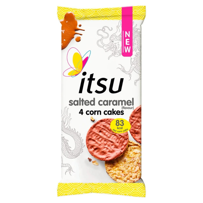 itsu Salted Caramel Corn Cakes 68g