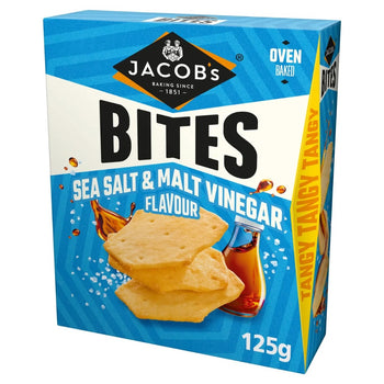 Jacob's Bites Salt & Malt Vinegar 125g
