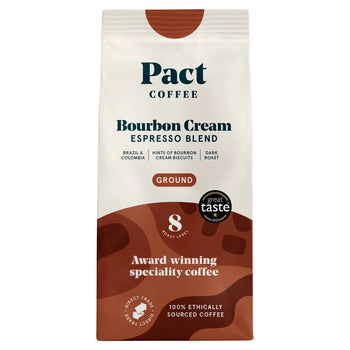 Pakt -Kaffee -Bourbon -Creme -Espresso Ground 200g