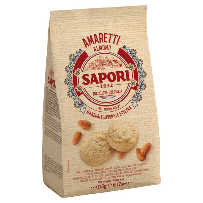 Sapori Amaretti Masa Blanda De Almendra 175g