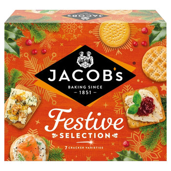 Jacob's Biscuits for Cheese 7 Variety Christmas Assortment 450g