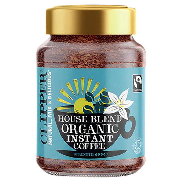 Clipper Fairtrade Organic House Blend Instant Coffee 200g