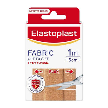 Elastoplast Extra Flexible Cut to Size Breathable Fabric Plaster 1m x 6cm 10 per pack