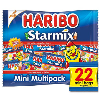 Haribo Starmix Sweets Treatsize Mini Bags 22 per pack