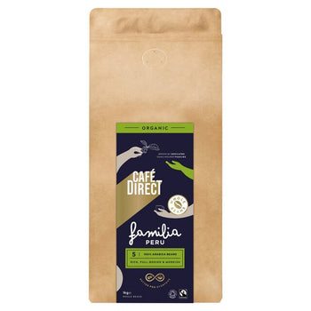 Cafedirect orgánico Perú Espresso café granos 1 kg
