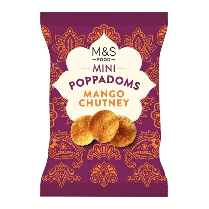 M&S Mango Chutney Flavour Mini Poppadoms 65g