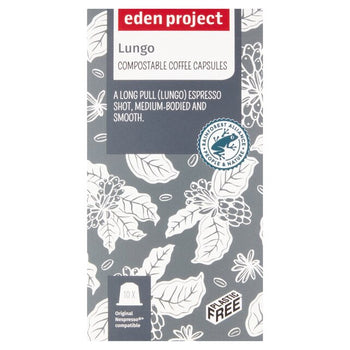 Eden Project Home Compostable Nespresso Capsules Lungo 10 per pack