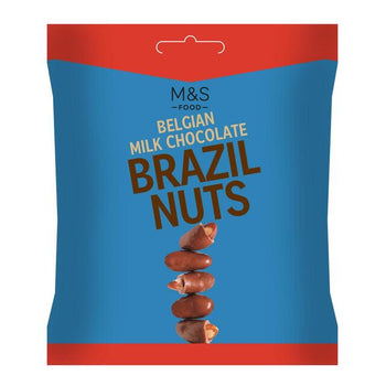 M&S Cioccolato Al Latte Belga Noci Del Brasile 85g