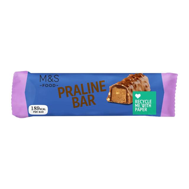 M&S Praline Chocolate Bar 33g