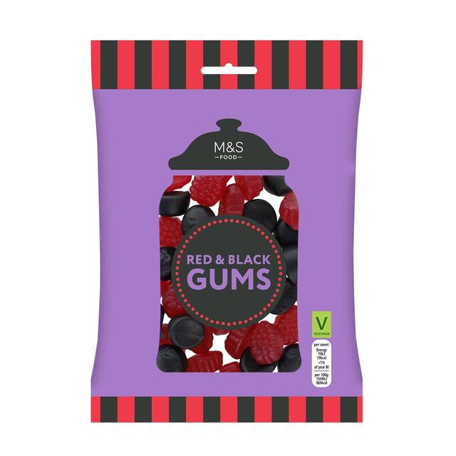 M&S Gomme Rosse e Nere 225g